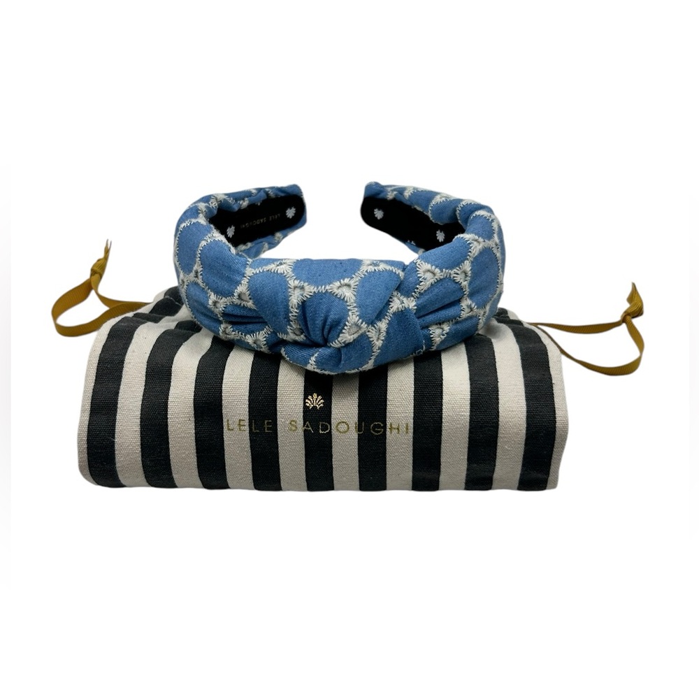 Lele Sadoughi Blue Headband
